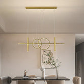 Lampadario soffitto moderno cerchi e linee - clowasit.com